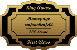 King Award Medaille First Class Am Frankenfeld