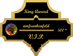 King Award Medaille VIP Am Frankenfeld