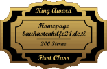King Award Medaille First Class Baukastenhilfe 24