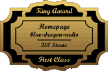 King Award Medaille First Class Blue Dragon Radio