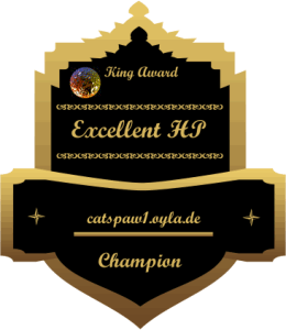 King Award Medaille Excellent HP Catspaw1.Oyla