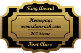 King Award Medaille First Class Dansrich