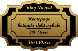 King Award Medaille First Class Hotnails Delitzsch