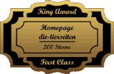 King Award Medaille First Class Die Tierseiten