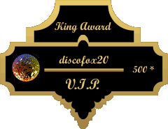 King Award Medaille VIP Discofox20