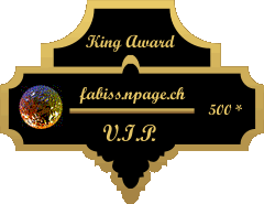 King Award Medaille VIP Fabiss