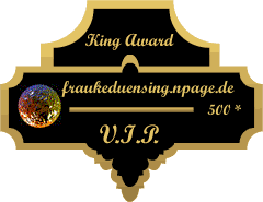 King Award Medaille VIP Frauke Duensing