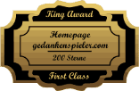 King Award Medaille First Class Gedankenspieler