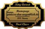 King Award Medaille First Class Geniesse-den-Augenblick
