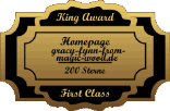 King Award Medaille First Class Fracy Fynn from magic Wood