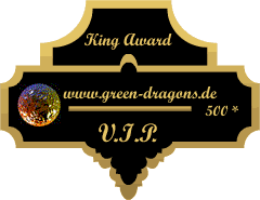 King Award Medaille VIP Green-Dragons