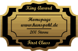 King Award Medaille First Class Hanspohl