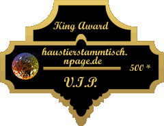 King Award Medaille VIP Haustierstammtisch Npage