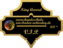 King Award Medaille VIP Hundeschule-Wiesbaden-Activedog