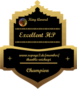 King Award Medaille Excellent HP Ihanble-Wichapi