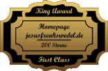 King Award Medaille First Class Jesus Freaks Wedel
