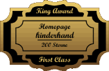 King Award Medaille Frist Class Kinderhand