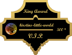 King Award Medaille VIP Kirstins little World