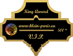 King Award Medaille VIP Klein-Paris