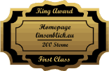 King Award Medaille First Class Linsenblick