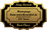 King Award Medaille First Class Beim-Märchenonkel