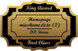 King Award Medaille First Class HP Miashome