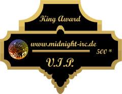 King Award Medaille VIP Midnight-Irc