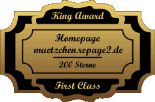 King Award Medaille Frist Class Mützchen