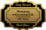 King Award Medaille First Class Ostern