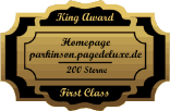 King Award Medaille First Class Parkinson