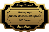 King Award Medaille First Class Piercer-Andreas