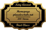 King Award Medaille First Class Plauderstube
