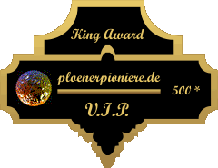 King Award Medaille VIP Ploener Pioniere