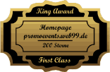 King Award Medaille First Class Promoevents