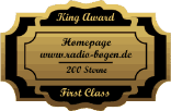 King Award Medaille First Class Radio-Bogen