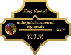 King Award Medaille VIP Radio Jukebox-Award