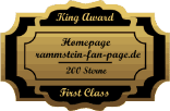 King Award Medaille First Class Rammstein-Fan-Page