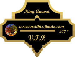 King Award Medaille VIP Rose von Sithis