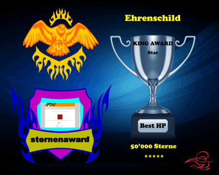 King Award Ehrenschild Sternenaward