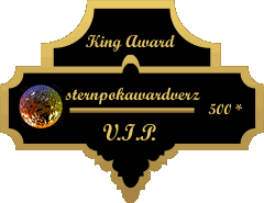 King Award Medaille VIP Sternpokal Awardverzeichnis