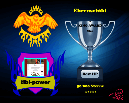 King Award Ehrenschild Tibi-Power