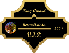 King Award Medaille VIP Tierwelt