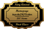 King Award Medaille First Class Topsite24 Visitor