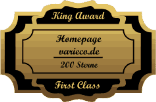 King Award Medaille First Class Varieco