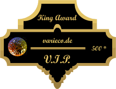 King Award Medaille VIP Varieco