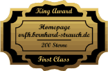 King Award Medaille First Class VRFH Bernhard Strauch