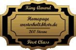 King Award Medaille First Class Westerholt